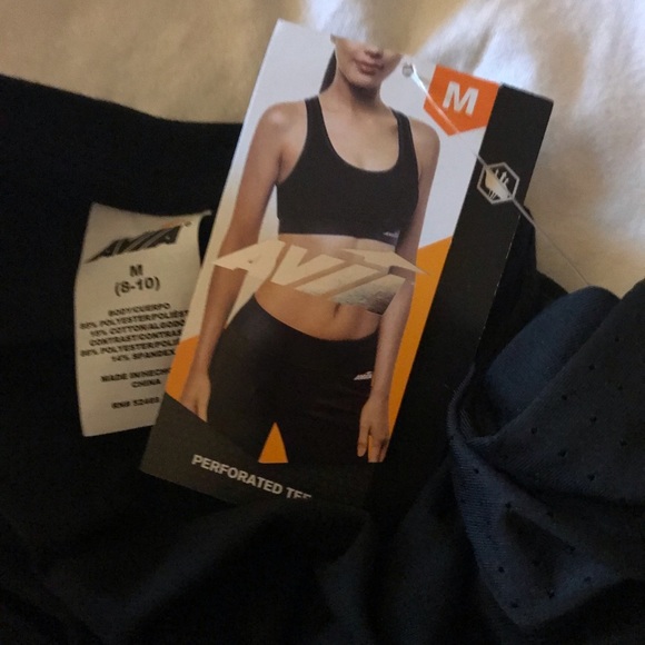♦️Sz M | Avia Black NWT Women’s Active Tee - Picture 3 of 12